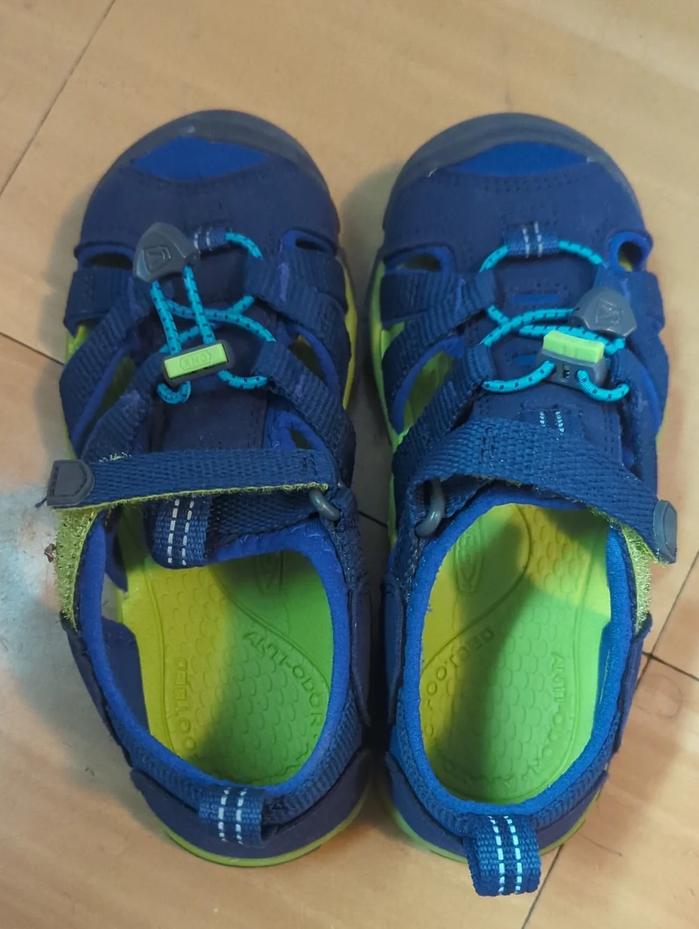 Keen Kids Blue and Lime Sport Sandals